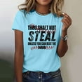 thumbnail image 2 of T-Shirt à Manches Courtes pour Femmes Liquidation T-Shirt en Chiffon pour Femmes Tu Ne Voleras Pas à Moins Que Tu Puisses Battre le Lancer T-Shirt à Manches Courtes Col Rond Imprimé Baseball Amour pour Femmes, 2 of 5