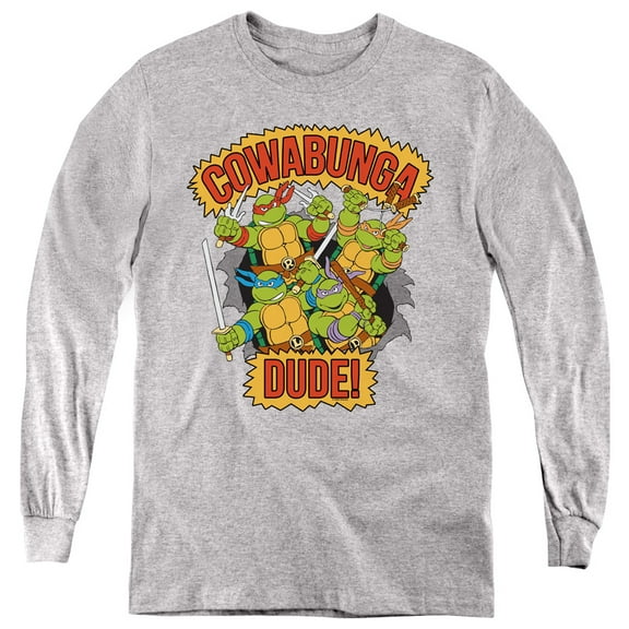 TMNT Teenage Mutant Ninja Turtles Cowabunga Dude Youth Long Sleeve T shirt