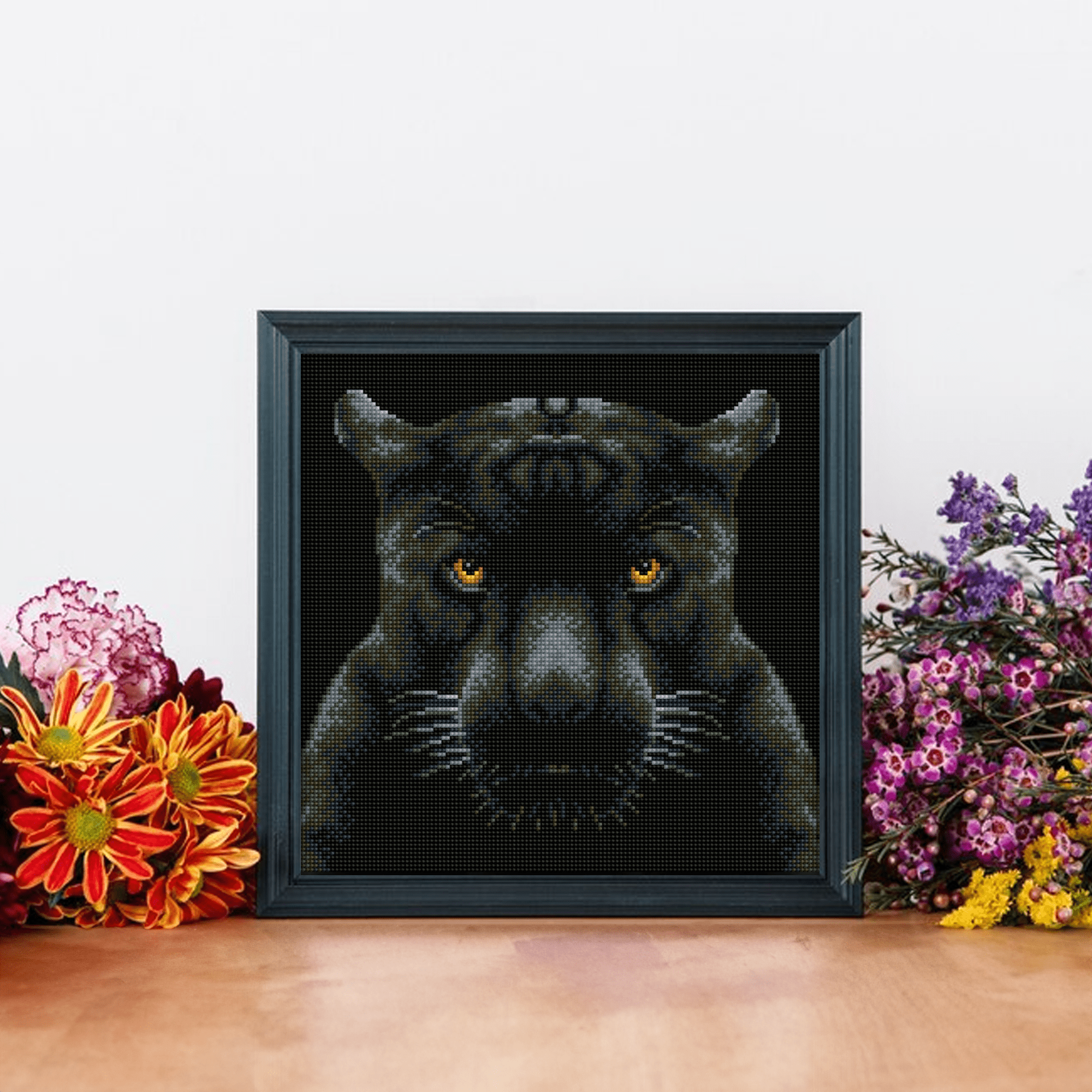 Diamond Dotz If Looks could Kill Jaguar Diamond Painting Kits for Adults - Diamond Art Kits a Relaxing Creative Craft Kit with Dotz Gems 13.6"x13.6"