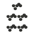 thumbnail image 2 of Transemion 5pcs Empty Aluminum Jars Cosmetic Screw Balm Lip Lid Cans Containers Black 15ml 5Set, 2 of 6