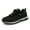 Black, variant on Xinyolin Casual Men Lace-up Magic Tape Running Sports Shoes Anti Skid Trainers Sneakers
