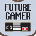 thumbnail image 4 of Inktastic Future Gamer Boys or Girls Baby Bib, 4 of 4