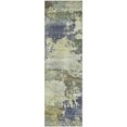 thumbnail image 2 of Addison Rugs Mayfield Premium Machine Washable Transitional Abstract Purple Runner Rug, 2'3" X 7'6" Machine Washable Transitional Abstract Purple Oversized Sherpa Throw Blanket, 2 of 6