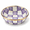 Violet Check, variant on Courtly Check 4.5-inch Enamel Steel Relish Dish Condiment Server