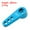 Blue, variant on Aluminum Alloy 25T Steering Servo Single Arm Horn Black for RC Car/Boat/Airplane Boat Accessories 3 Pcs