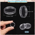 thumbnail image 2 of Uxcell 20Pcs Soportes para Monedas de Dólar de Plata de 20mm Cubiertas de Plástico Acrílico Clear Round Suministros de Colección de Monedas, 2 of 6