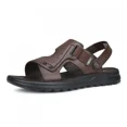 thumbnail image 2 of Mens Summer Casual Closed Toe Leather Sandals Outdoor Fisherman Adjustable Beach Shoes, 2 of 7