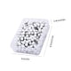 thumbnail image 2 of Alfileres de mapa para oficina, alfileres de acero inoxidable, agujas para marcar mapas de oficina en casa, color blanco 300 Piezas Methold AP1018-03B, 2 of 6