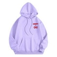 thumbnail image 4 of Women's Oversized Sweatshirts Letter Print Hoodies Fall Long Sleeve Sweaters Pullover Y2k Clothes, 4 of 7