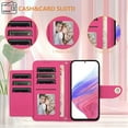 thumbnail image 6 of for Motorola Edg S30 Phone Case Wallet Protective Case leather Cover with magnetic closed credit card slot shockproof protection phone case, 6 of 7