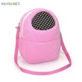 thumbnail image 3 of BadPiggies Breathable Hamster Carrier Bag Guinea Pig Travel Carrier Small Pet Outgoing Bag for Rat Hedgehog Squirrel Chinchilla (L, Pink), 3 of 9