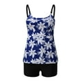 thumbnail image 4 of YanHoo Tankini Swimsuits for Women Halter High Waisted Floral Printed Tops Two Piece Plus Size Bathing Suits Tankinis, 4 of 9