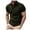 A-Green392, variant on Bibifish Mens Polo Shirts Side Sleeve Pocket Detail Shirts Point Collar Button Front Simple Casual Tops