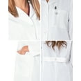 thumbnail image 5 of Landau Relaxed Fit 3-Pocket 4-Button Full-Length Lab Coat for Women 3155, 5 of 5