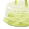 thumbnail image 2 of Cake Cupcake Muffin Carrier Contenedor Tapa de bloqueo Libre de BPA Base intercambiable Verde Gloria Recipiente de almacenamiento para el portador de pastel, 2 of 9