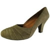Gentle Souls Womens Remcology KS Suede Pump Dress Shoe, Taupe, US 11