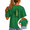 2-green, variant on Cozymy Women’s Inspirational Floral Skeleton Tee - Front & Back Double-Sided Print Crew Neck Short Sleeve T-Shirt, Ribcage & Daisy Graphic Top