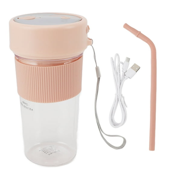 Taza exprimidora eléctrica de 350ml, licuadora eléctrica USB, minibatidora portátil para el hogar, escuela, oficina, Camping