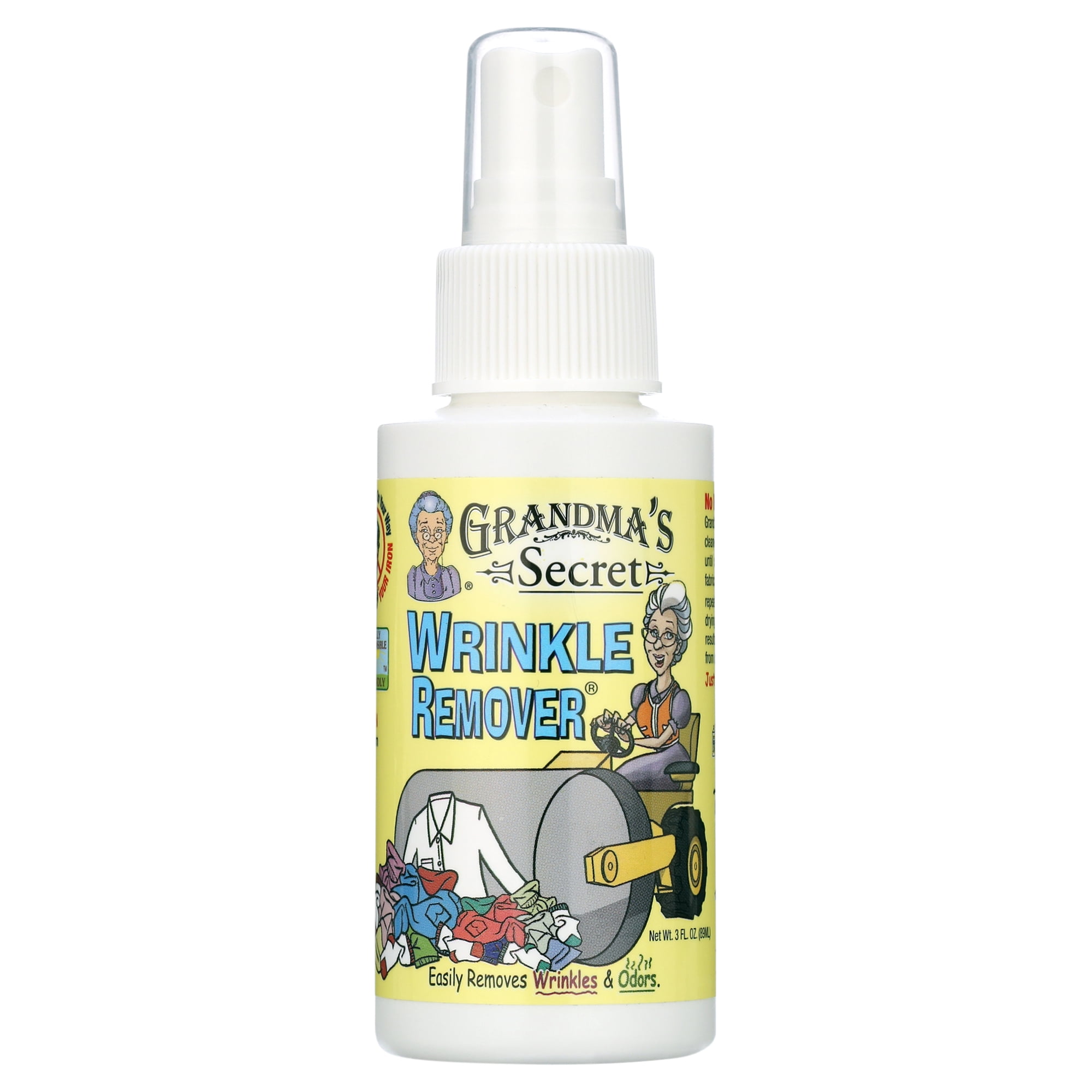 Grandma’s Secret Wrinkle Remover for Clothing Wrinkle Release Fabric Refresher Spray 3oz
