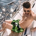 thumbnail image 2 of luoweisi Men's Beach Shorts Quick Dry Swim Trunks with Mesh Lining Panda M, 2 of 5