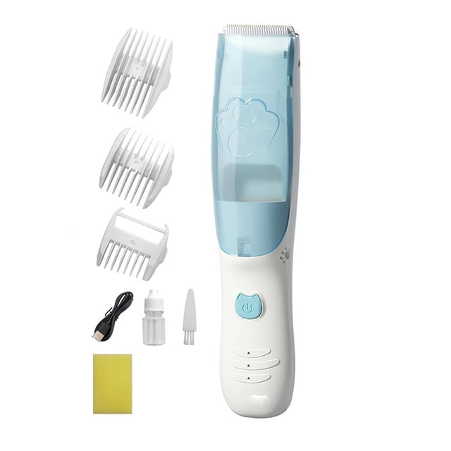 Cortapelos de con Aspiradora, Cortapelos Silenciosos para Niños, Recortadora de Pelo de Inalámbrica, Kit de Corte de Pelo de Resistente Al Agua