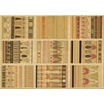 thumbnail image 1 of Ahgly Company Indoor Rectangle Patterned Cantaloupe Orange Area Rugs, 3' x 5', 1 of 6