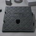 thumbnail image 4 of LRXIYODE Rampe de Seuil de Porte Portable en Plastique Noir 10 Pcs, 4 of 6