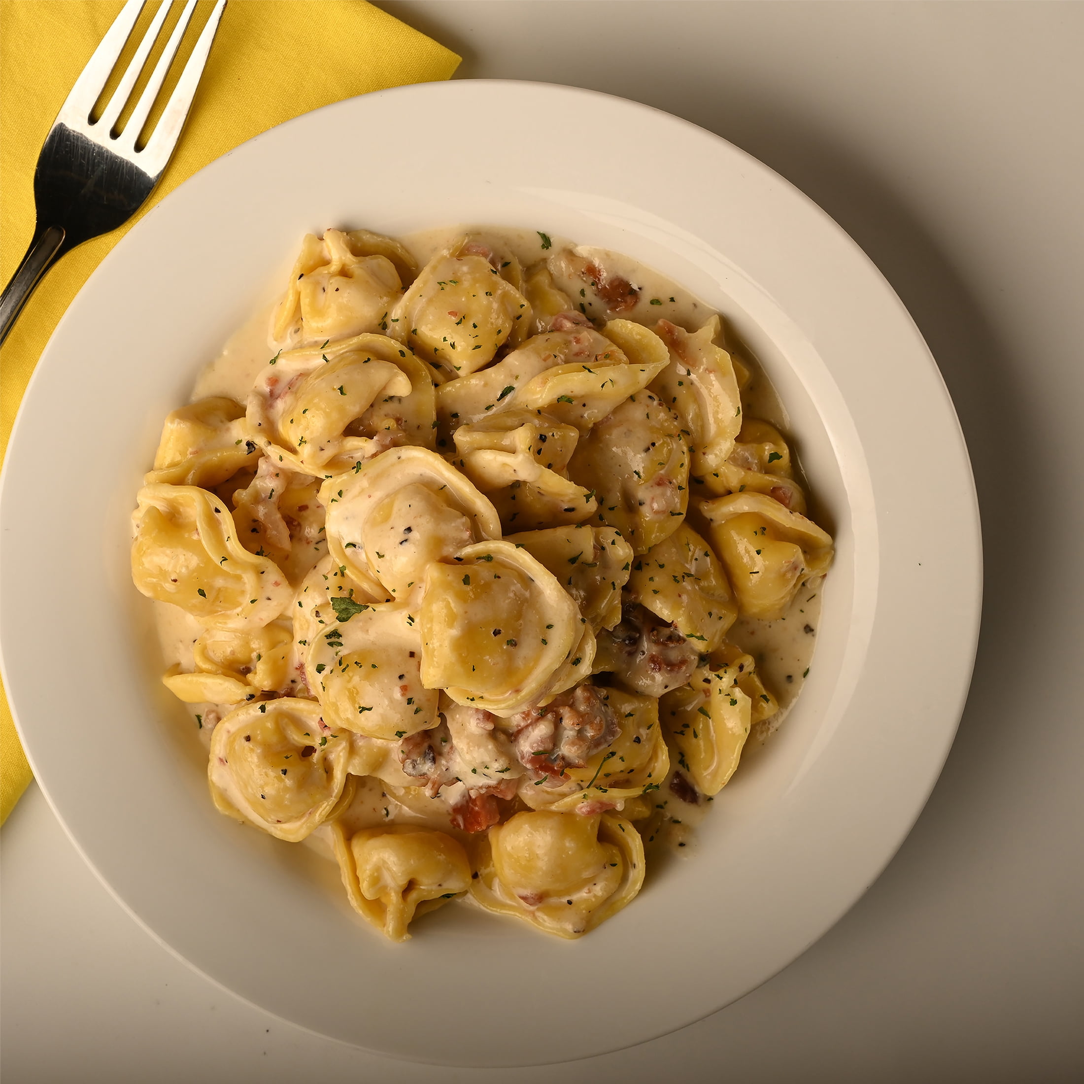 Louisa Four Cheese Tortellini, 19 oz Bag – Frozen Stuffed Pasta Appetizer with Ricotta, Mozzarella, Parmesan & Romano