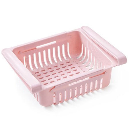 Jeobest Refrigerator Pull Out Bin Storage Sliding Drawer Fridge