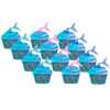 12pack Mermaid Tails and Mermaid Baking Cups