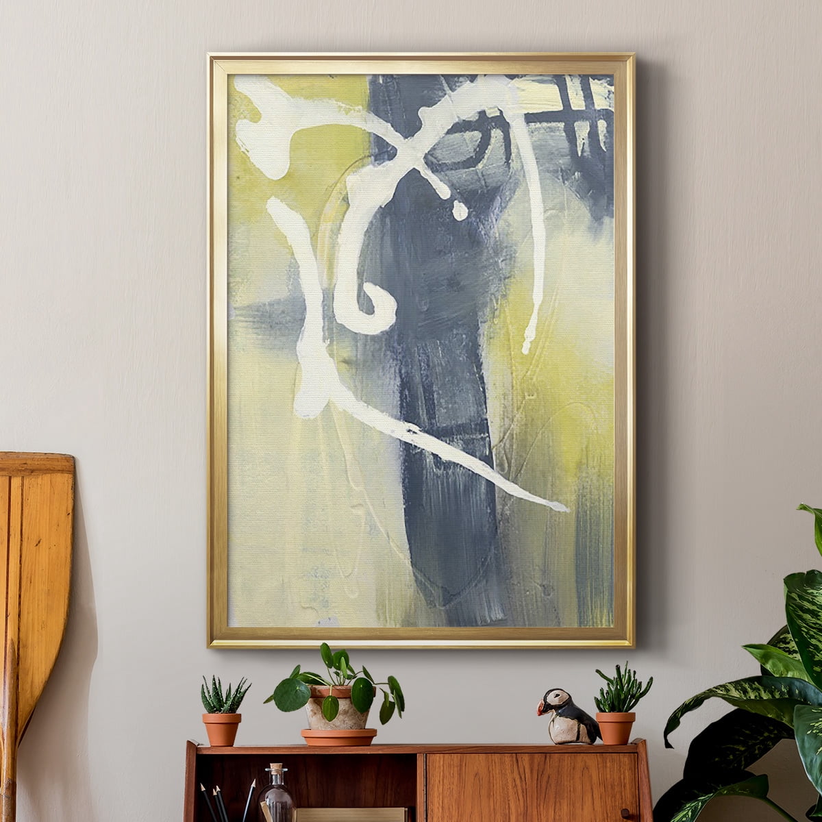 Delightful II Premium Framed Print, in Gold, Black, or Silver - Ready to Hang