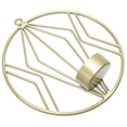 thumbnail image 4 of Candelabro circular geométrico para colgar en la pared, adornos de Metal para decoración del hogar, dorado, 4 of 5