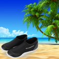 thumbnail image 4 of Boots Slip Rubber Sole Wetsuit Diving Shoes for Windsurfing Snorkeling Surfing Water Sports - Black Gray 43 to 44, 4 of 9
