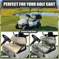 thumbnail image 5 of Psesaysky Green Camo Pixel Print Golf Cart Seat Cover Breathable Mesh Bench Seat Cover Universal Fit for Club Car Golf Cart Decorations All Seasons No Stapler Required, 5 of 8