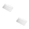 thumbnail image 2 of Wweixi Plastic Cosmetic Organizer Easy To Clean Multiple Compartments Travel Makeup Organizer Storage Stylish Appearance 36 grids 2Set, 2 of 6