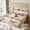 Natural, variant on Bellemave Double Twin Size Bed with Storage, Wood Two Shared Beds with Drawers and Shelves, House Montessori Bed Frame for 2 Kids (Natural)