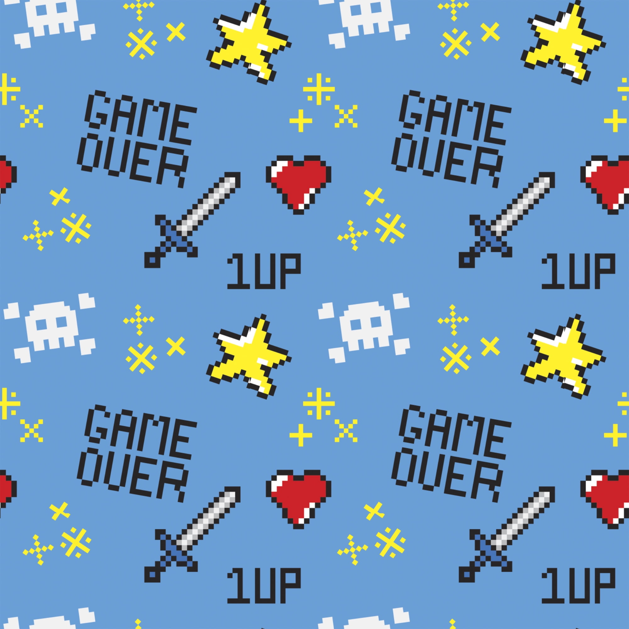 David Textiles Gamer Cotton 1 Yard Fabric Cut