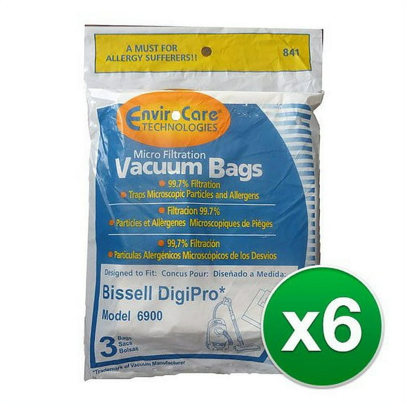 EnviroCare Replacement Vacuum Bag for 32115 / 7049 (6 Pack)