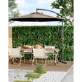 thumbnail image 1 of Kojooin Parasol Déporté d'Extérieur de 10 Pi avec Base en Croix, Grand Parasol de Patio avec Manivelle et Inclinaison Infinie, 1 of 6