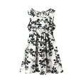 thumbnail image 3 of Ahuyic Little Girl Dresses,Summer Casual Dresses for Kids,Fashion Girls' Summer New Short Sleeve Ruffled Round-Neck Printed Dress Dress Sweet Tank Top Dress, 3 of 4