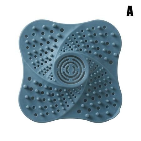 

Silicone Anti-Blocking Floor Drain Mat Filter Net Anti-Hair Anti-Clog Toilet Sewer Bathroom Floor Drain Cover New