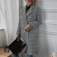 thumbnail image 1 of Manteau Long en Laine à Col Rabattu Automne et Hiver pour Femmes, 1 of 8