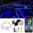thumbnail image 1 of Tira de luces LED para interior de coche QVEVDACAR RGB, 16 millones de colores, 1 of 8