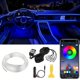thumbnail image 1 of Tira de luces LED para interior de coche QVEVDACAR RGB, 16 millones de colores, 1 of 8