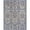 Green & Ivory, variant on 2' x 3' Gray Floral Power Loom Area Rug