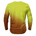 thumbnail image 4 of S-5X Mens Big & Tall T Shirts Long Sleeve Tshirts Shirt Plus Size Casual Pullover Gradient Printed Basic Breathable Athletic Workout Tees Tops, 4 of 4
