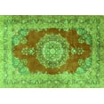 thumbnail image 1 of Ahgly Company Indoor Rectangle Medallion Green Traditional Area Rugs, 2' x 3', 1 of 1