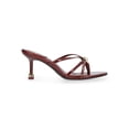 thumbnail image 2 of Madden NYC Women's Faux Leather Strappy Kitten Heel Sandals with Studded Accents, 2 of 6