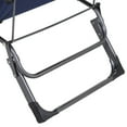 thumbnail image 3 of Yardi Yard Foldable Chaise Lounge Chair, 2-in-1 Tanning Chair with Pillow & Pocket, Adjustable Pool Chair for Outdoor as Yard, Garden, Navy, 3 of 11