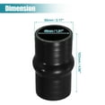 thumbnail image 3 of Unique Bargains Universal 46mm 1.81" ID Straight Hump Coupler Silicone Hose 103mm Long Intercooler Tube Piping Black, 3 of 6
